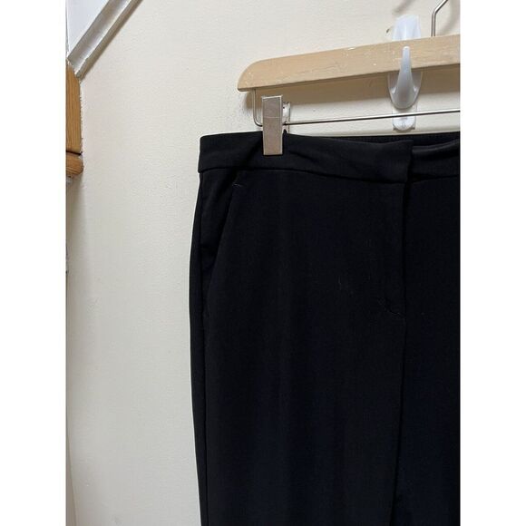 Boston Proper Black Silhouette Straight Leg Pant 32 Inch Inseam Size 10 Long - Picture 4 of 10